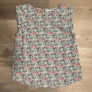 Women’s Floral Sleeveless Top- Medium
